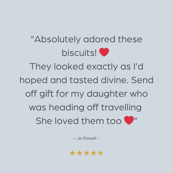 Personalised Message Biscuits - The Biskery