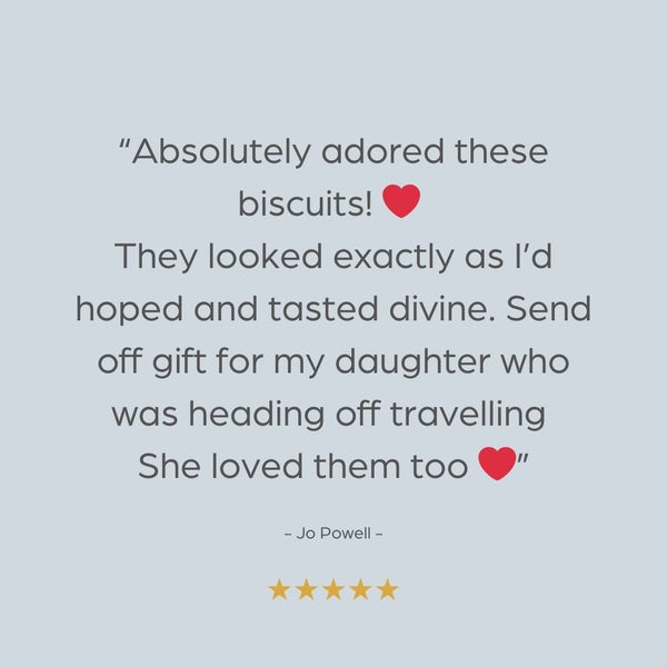 Personalised Message Biscuits - The Biskery