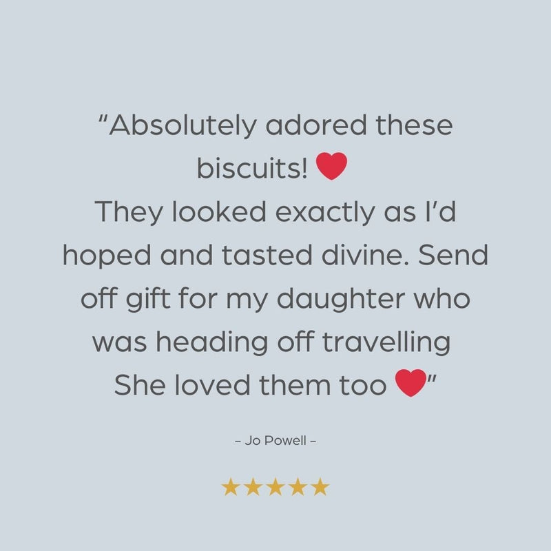 Personalised Message Biscuits - The Biskery