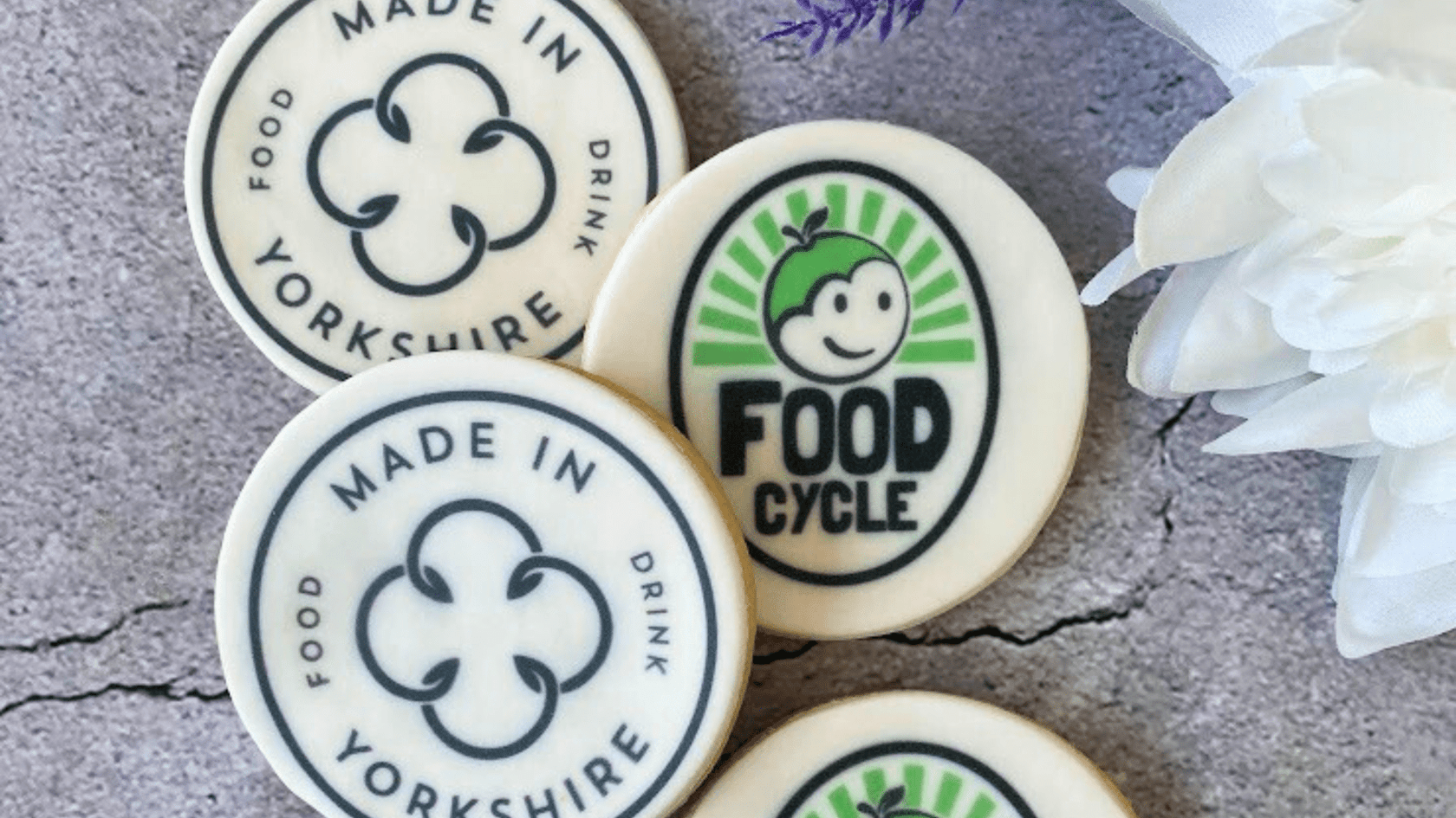 Printed Branded Fondant Biscuits - The Biskery