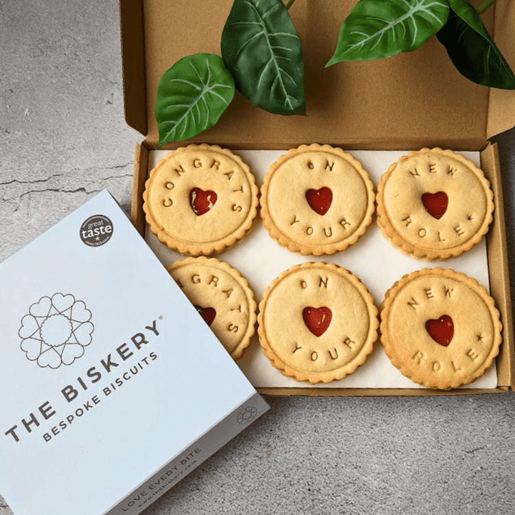 Staff Promotion Gift Box of 6 Jam Biscuits - The Biskery