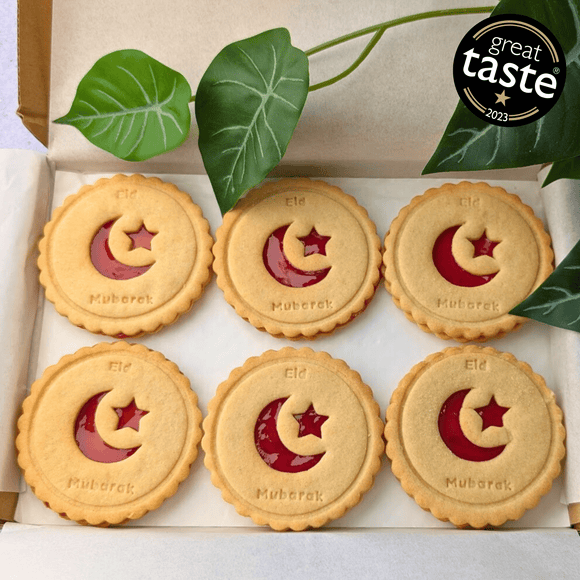 Star and Crescent Eid Biscuits - The Biskery