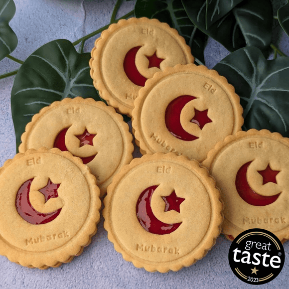 Star and Crescent Eid Biscuits - The Biskery