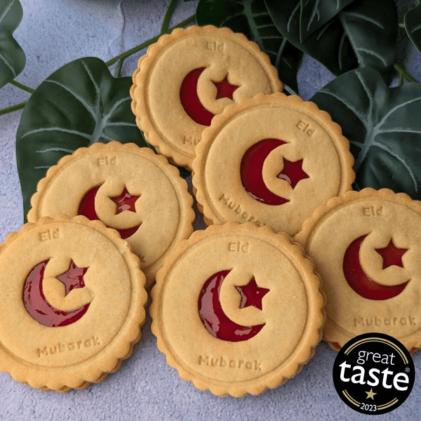 Star and Crescent Eid Biscuits - The Biskery