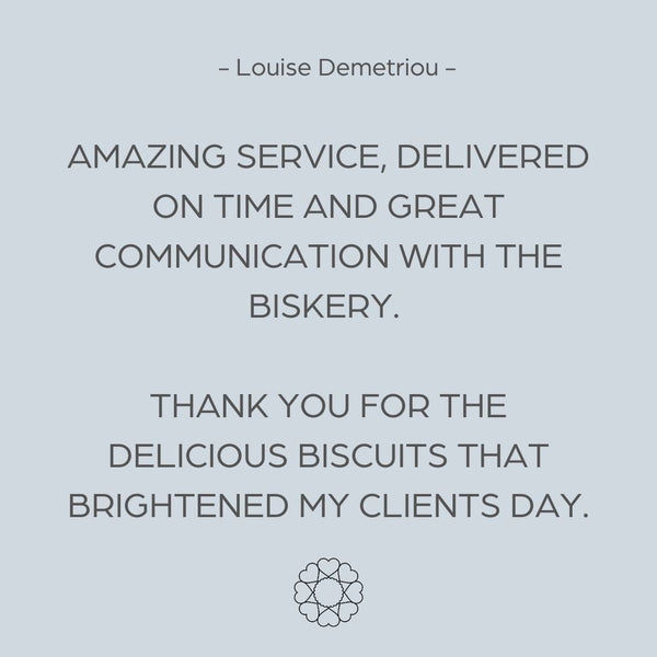 'Thank You' Biscuit Subscription (10 - 100 meaningful gifts) - The Biskery