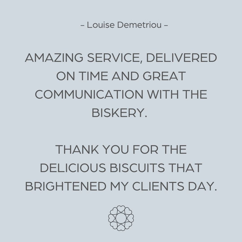 'Thank You' Biscuit Subscription (10 - 100 meaningful gifts) - The Biskery