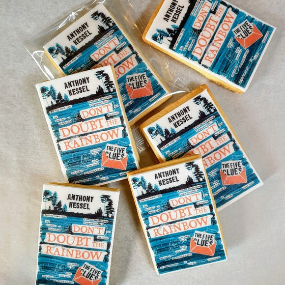 book cover cookies